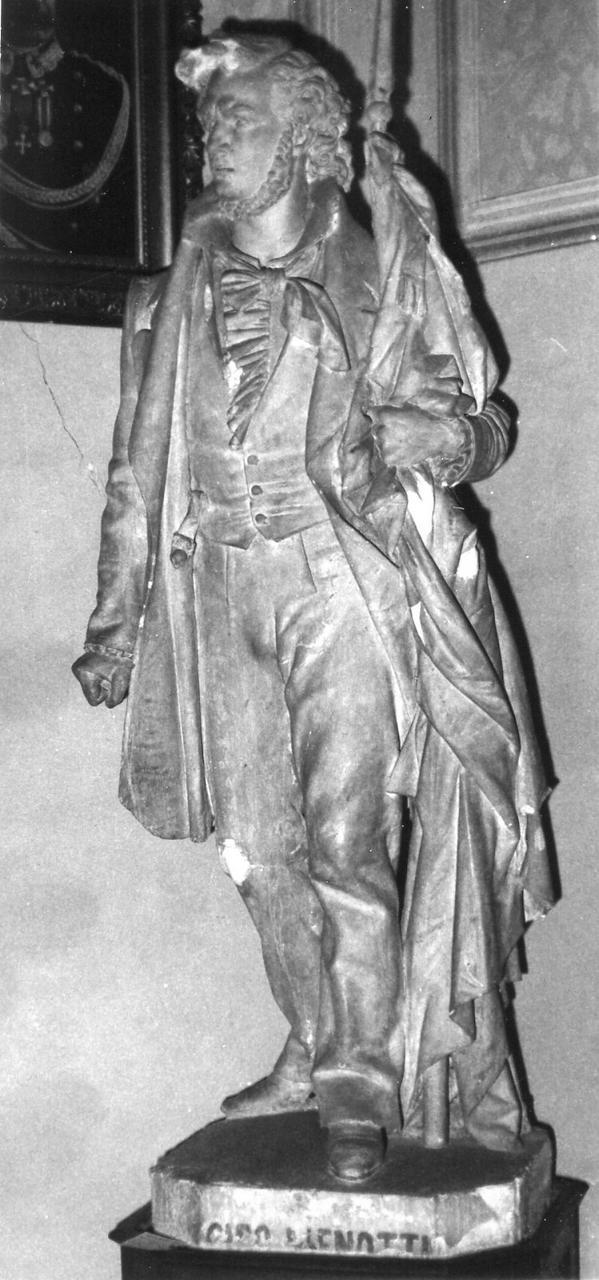 statua del monumento Menotti (scultura) di Sighinolfi Cesare (seconda metà sec. XIX)
