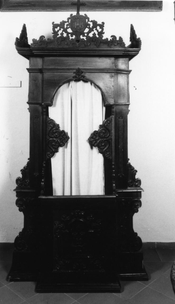 confessionale - bottega modenese (sec. XVIII)