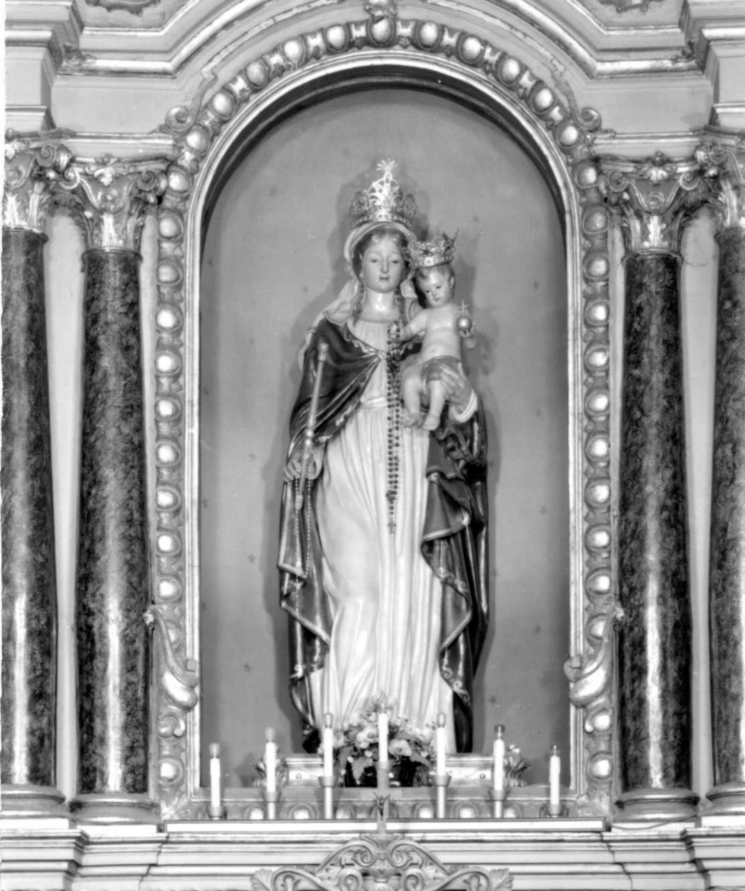 Madonna con Bambino (statua) di Vitane Gaetano (sec. XIX)
