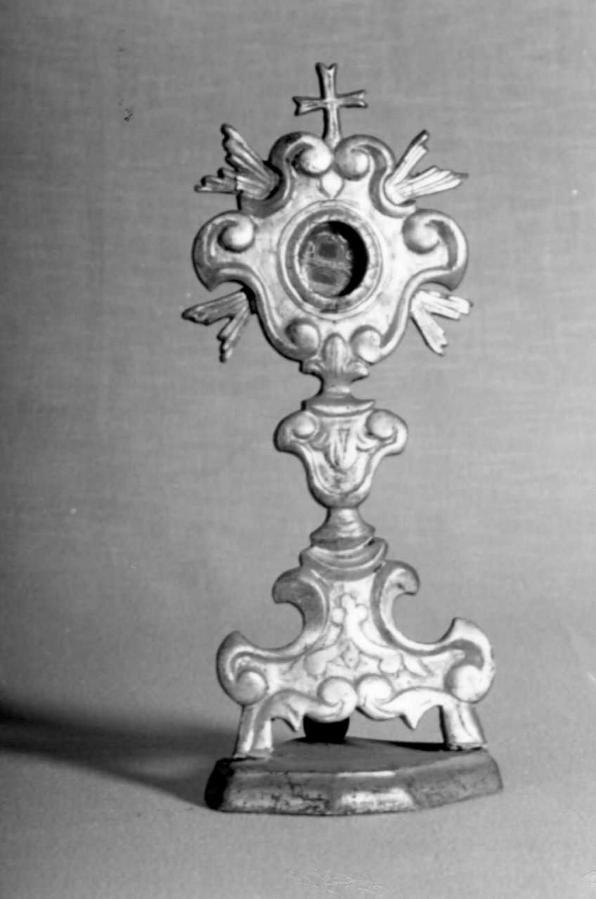 reliquiario - a ostensorio - bottega emiliana (seconda metà sec. XVIII)