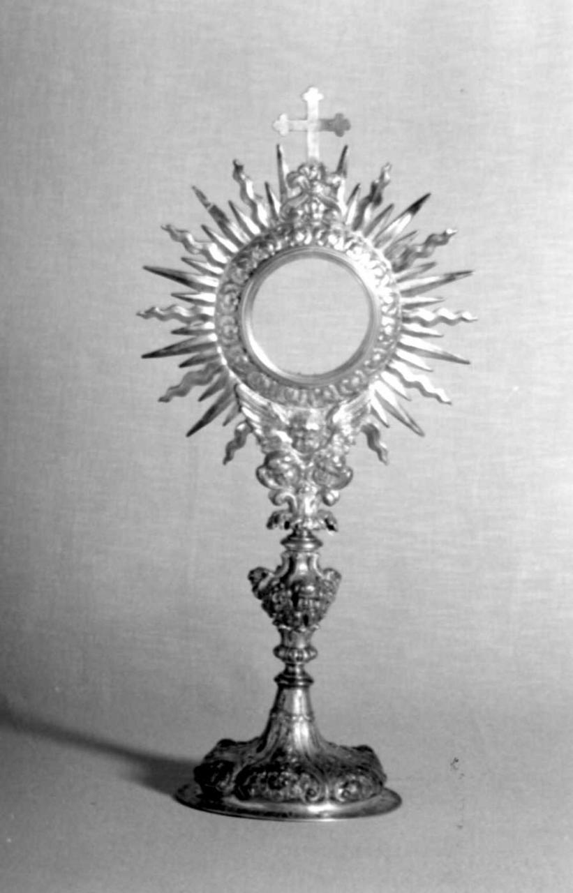 ostensorio - a raggiera - bottega emiliana (sec. XVIII)