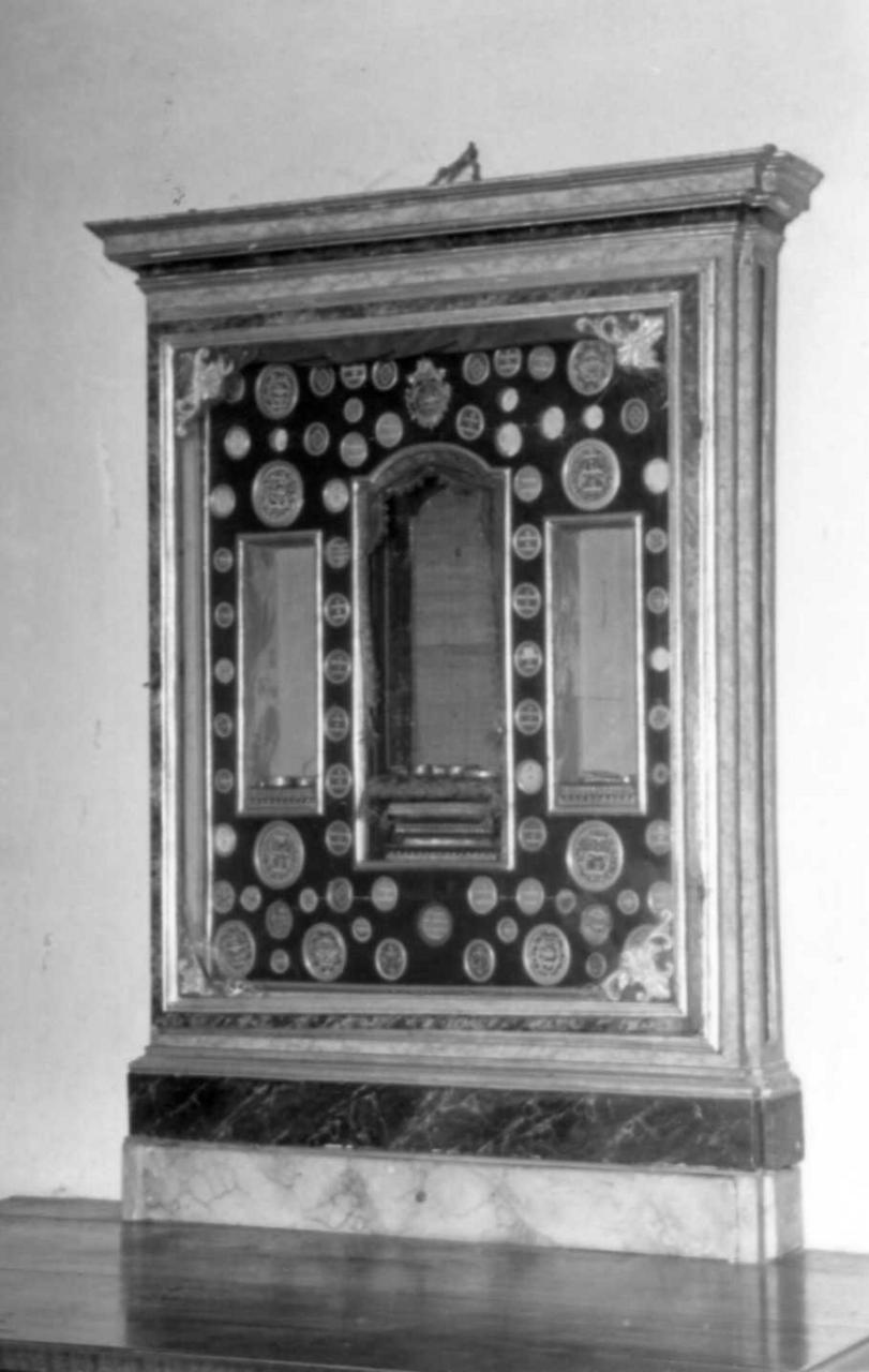 vetrina per reliquie - bottega emiliana (sec. XIX)