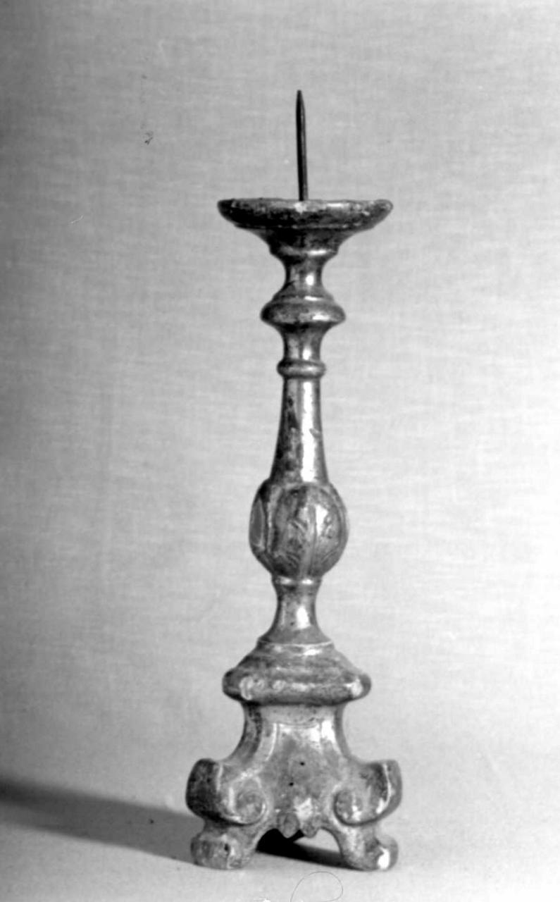 candeliere d'altare - bottega emiliana (sec. XVIII)