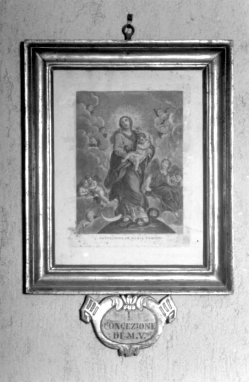 cornice di dipinto, serie - bottega emiliana (sec. XIX)