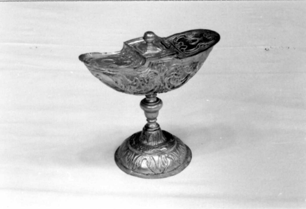 navicella portaincenso - bottega emiliana (sec. XVIII)