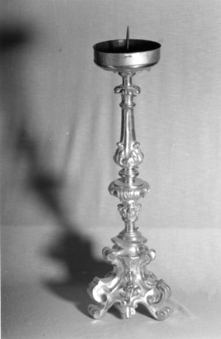 candeliere, serie - bottega emiliana (seconda metà sec. XIX)