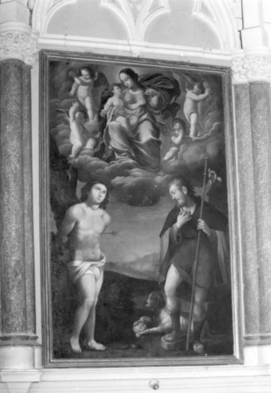 Madonna in gloria tra Santi martiri (dipinto) - ambito emiliano (seconda metà sec. XVIII)