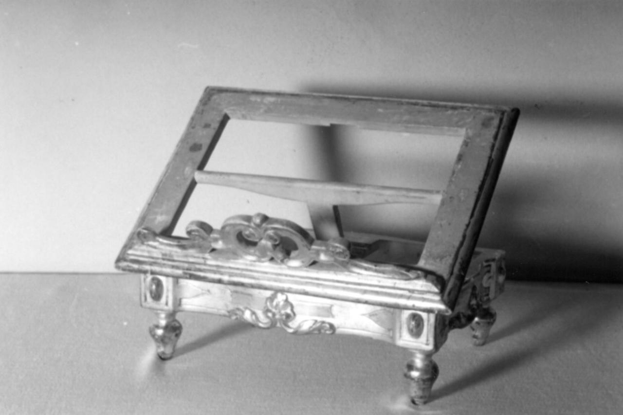 leggio - bottega emiliana (prima metà sec. XIX)