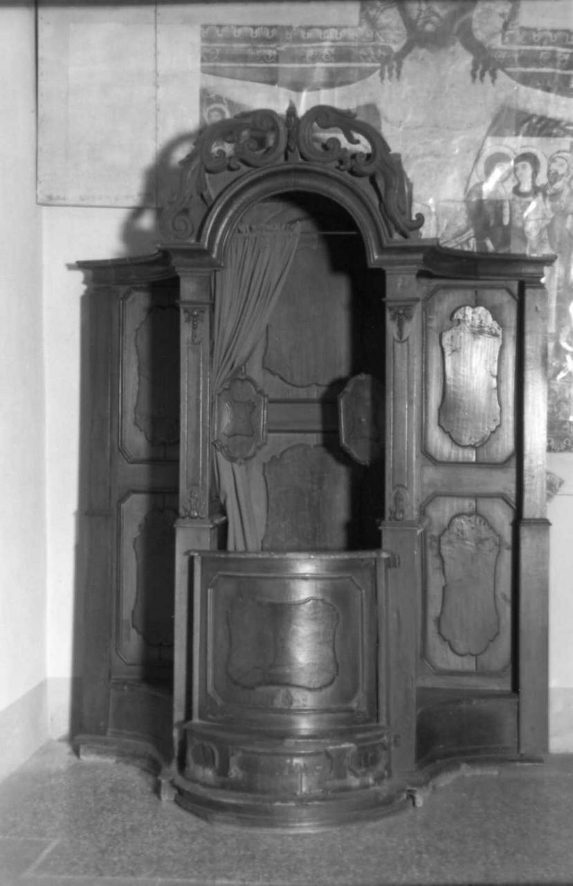 confessionale - bottega emiliana (seconda metà sec. XVIII)