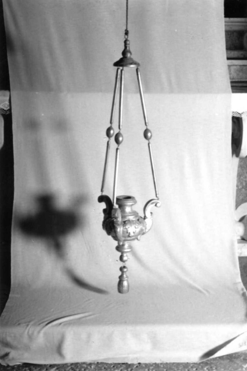 lampada pensile, serie - bottega emiliana (metà sec. XIX)