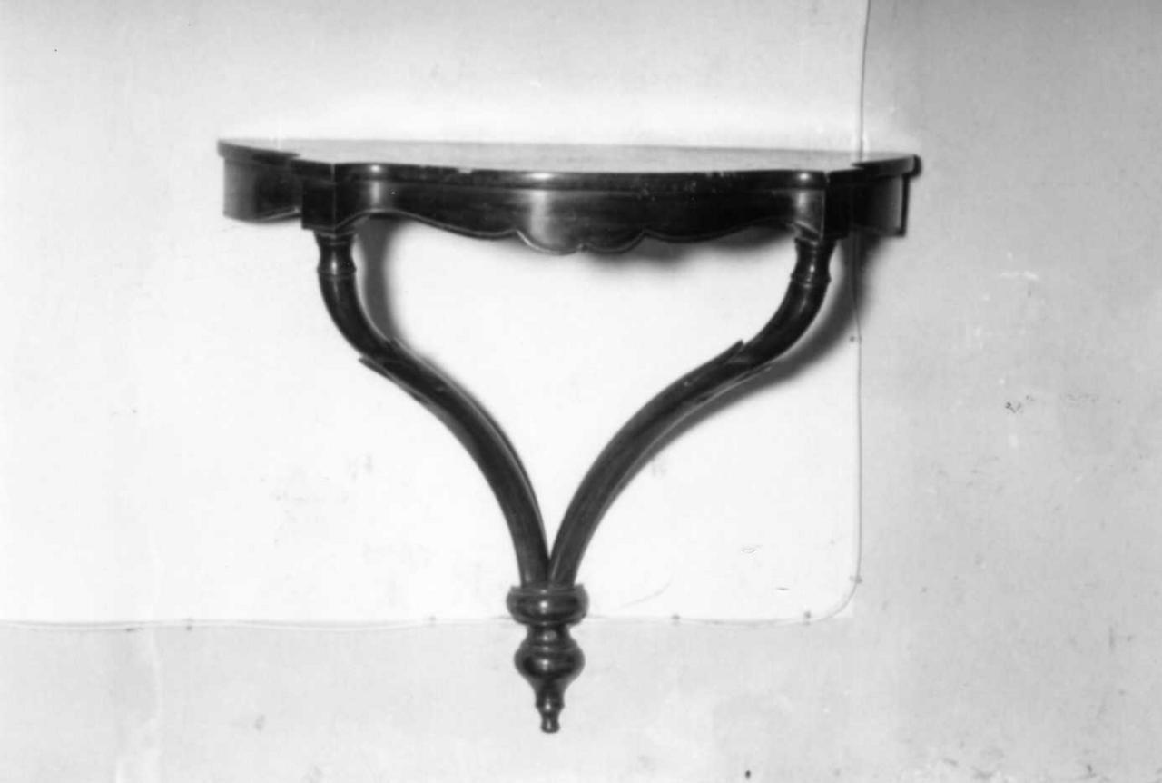 console, serie - bottega emiliana (fine/inizio secc. XVIII/ XIX)