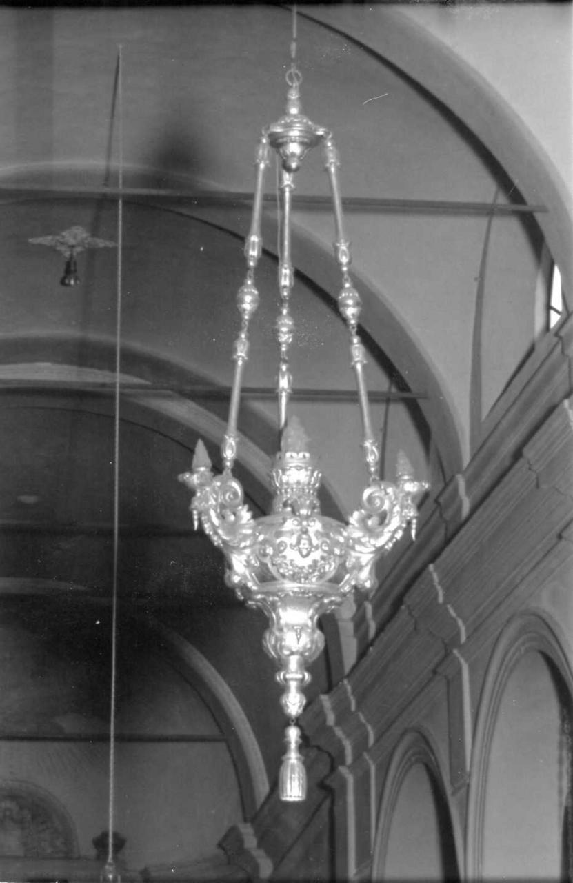 lampada pensile - bottega emiliana (prima metà sec. XIX)