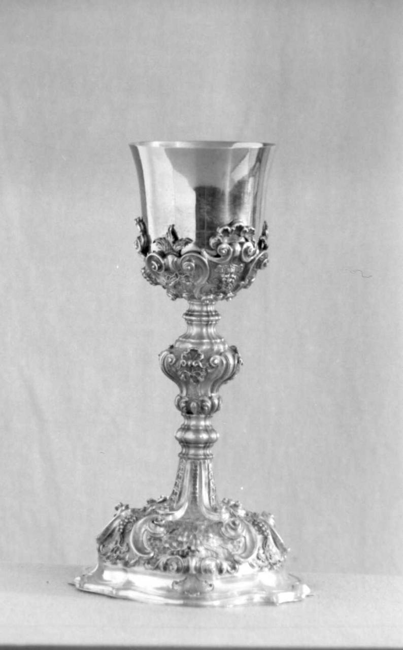 calice - bottega emiliana (fine/inizio secc. XVIII/ XIX)