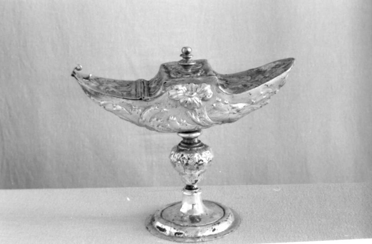 navicella portaincenso - a galeone - bottega bolognese (ultimo quarto sec. XVII)