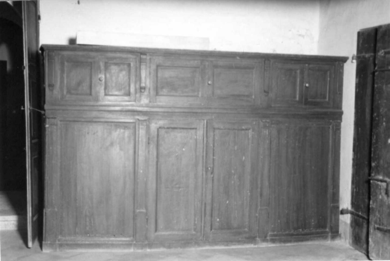 armadio da sacrestia - bottega emiliana (prima metà sec. XIX)