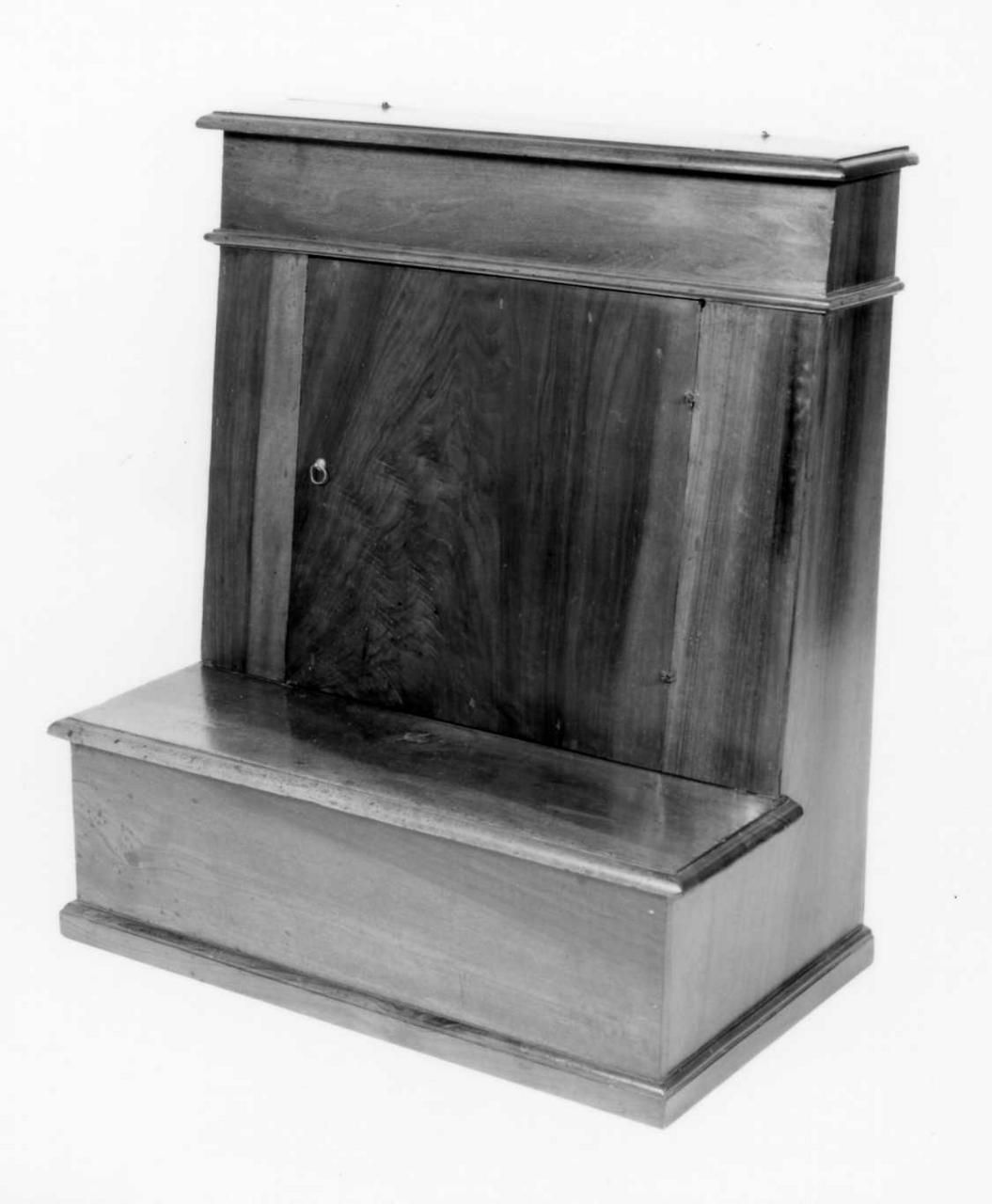 inginocchiatoio - a stipetto - bottega reggiana (fine sec. XIX)