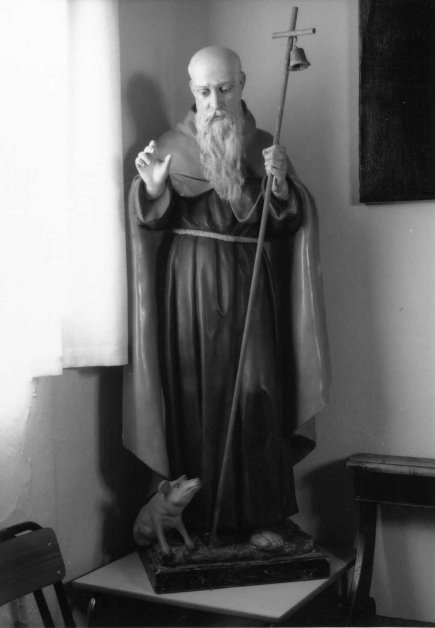 Sant'Antonio Abate (statua) - bottega reggiana (inizio sec. XX)