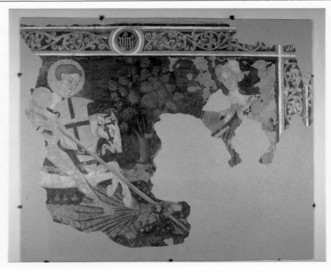 San Giorgio uccide il drago (dipinto) - bottega reggiana (seconda metà sec. XV)