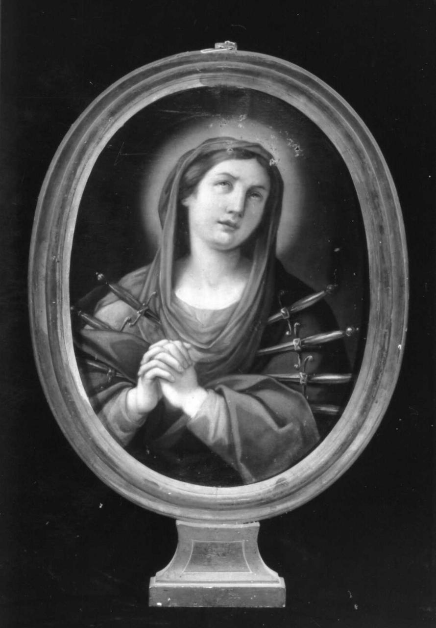 Madonna Addolorata piangente (dipinto) - ambito Italia centrale (seconda metà sec. XVIII)