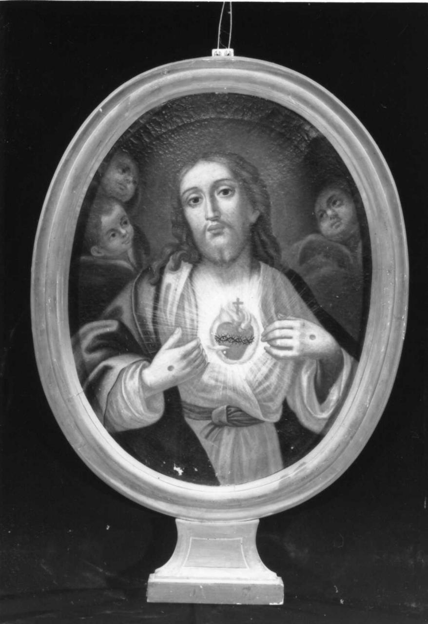 Sacro Cuore di Gesù (dipinto) - ambito Italia centrale (fine/inizio secc. XVIII/ XIX)