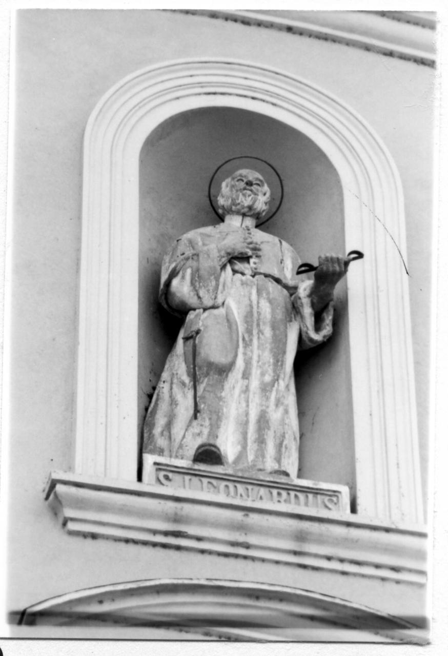 San Leonardo (statua) di Salvarani Prospero (sec. XVIII)