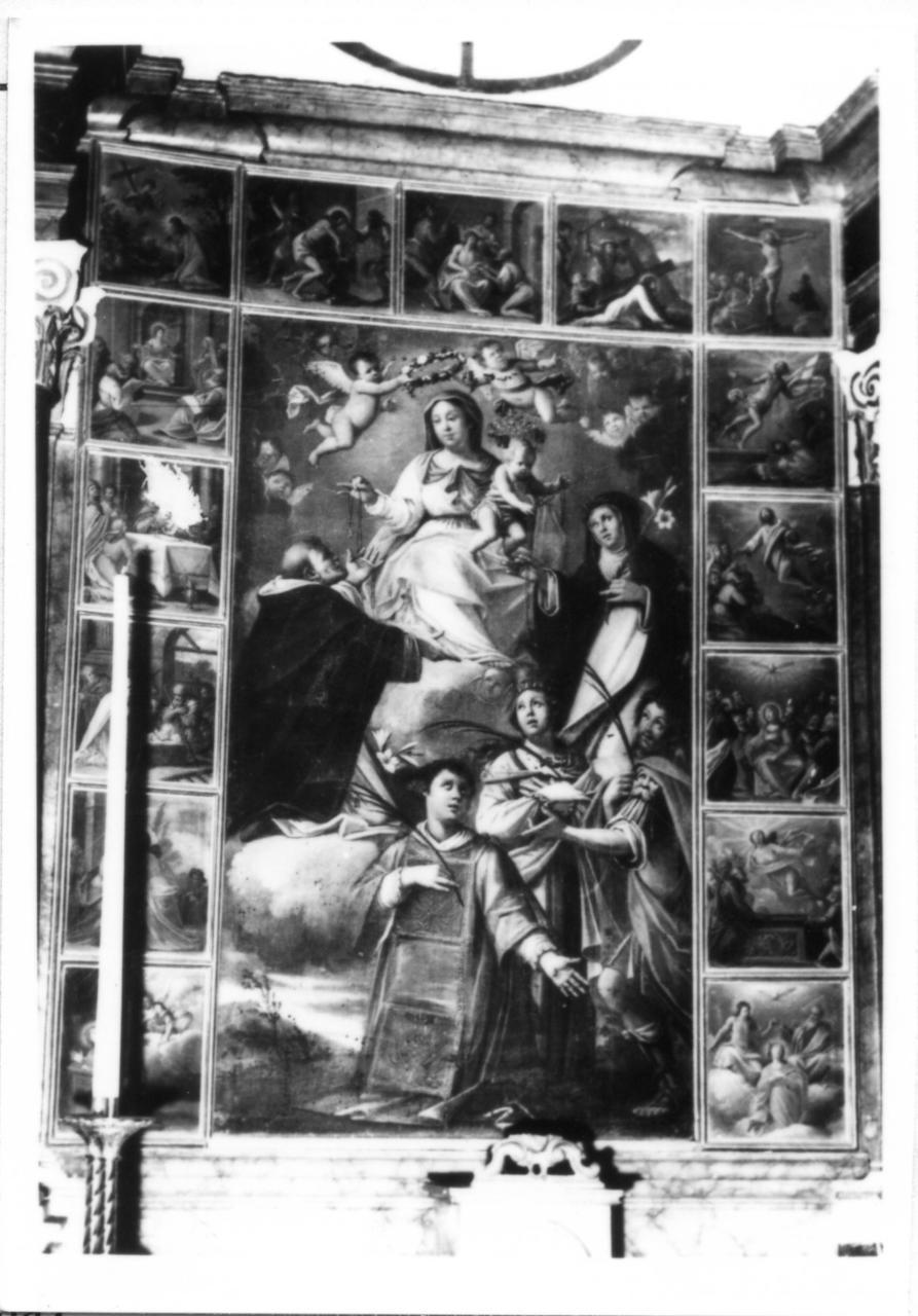 misteri del rosario (dipinto, serie) di Viacavi Francesco (sec. XVII)