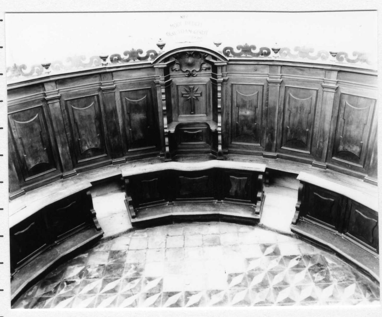 stalli del coro - bottega reggiana (sec. XVIII)