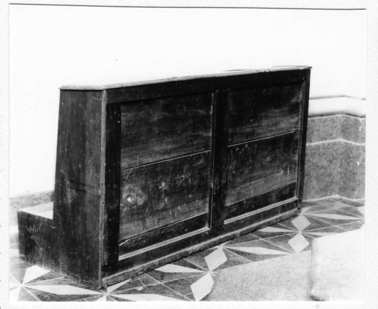 inginocchiatoio, serie - bottega reggiana (sec. XIX)