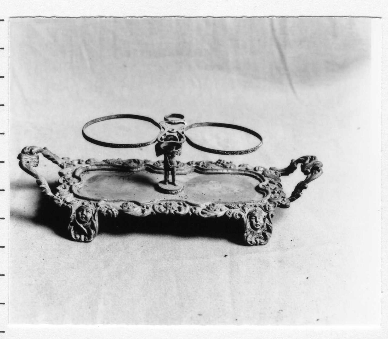 vassoio porta ampolline - bottega emiliana (sec. XIX)