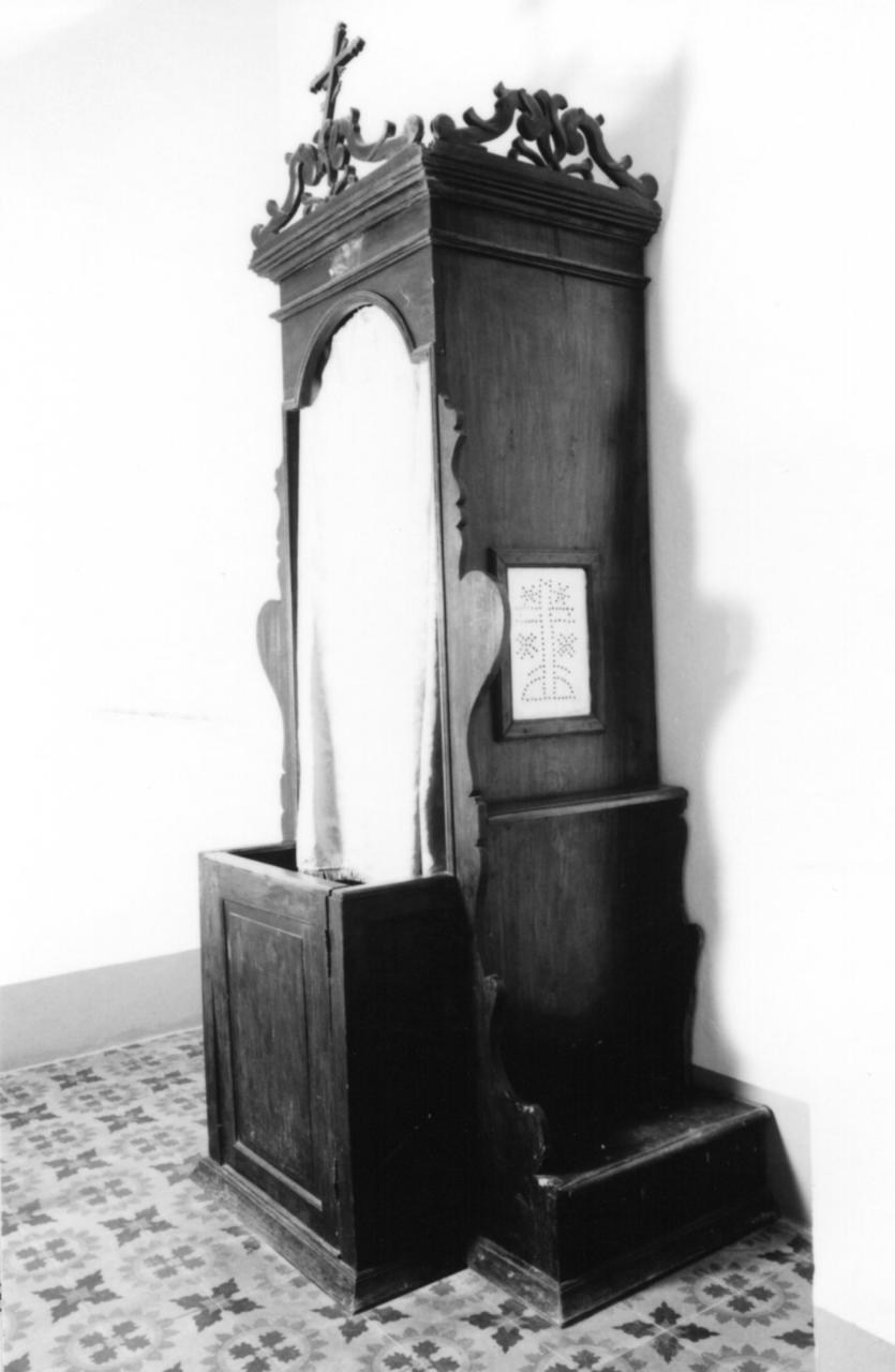 confessionale - bottega reggiana (sec. XIX)