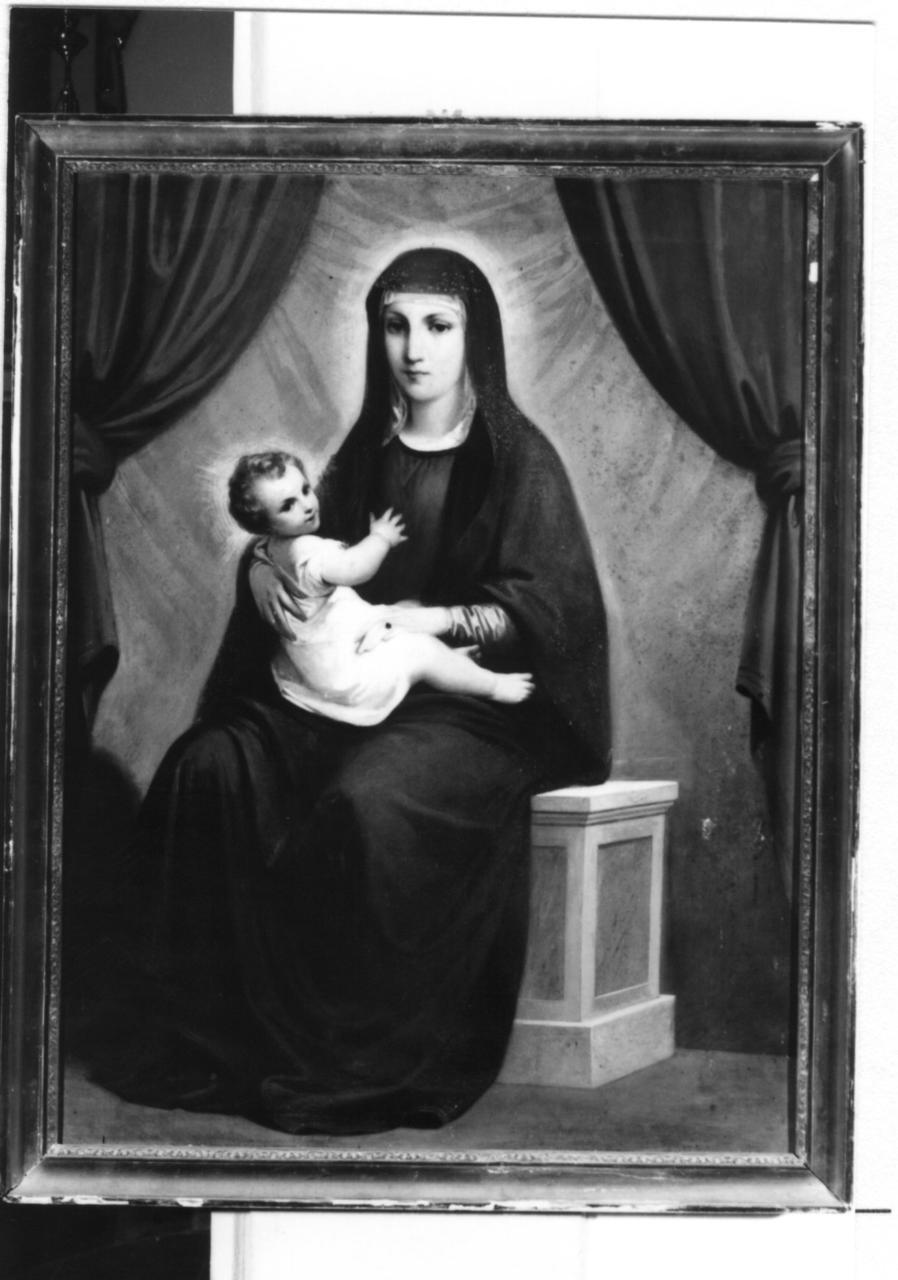 Madonna con Bambino (dipinto) di Malatesta Adeodato (sec. XIX)