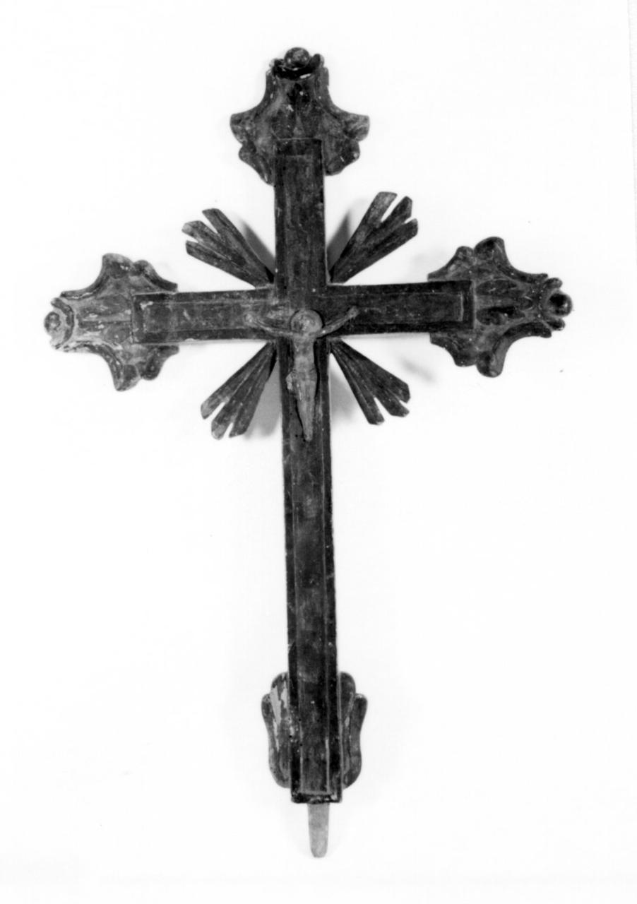 croce d'altare - bottega reggiana (fine/inizio secc. XVIII/ XIX)