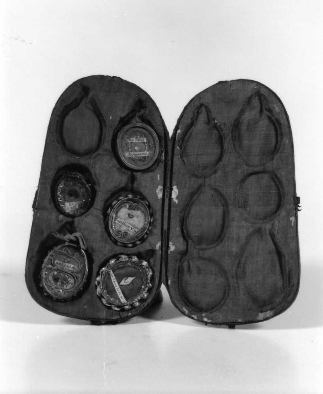 reliquiario - a tabella - bottega emiliana (sec. XIX)