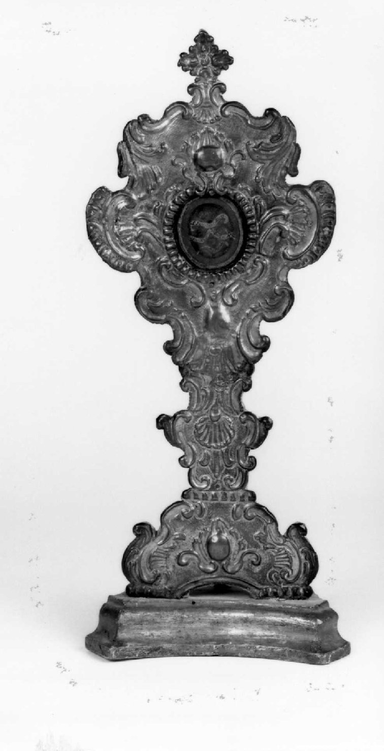 reliquiario - a ostensorio - bottega emiliana (sec. XVIII)