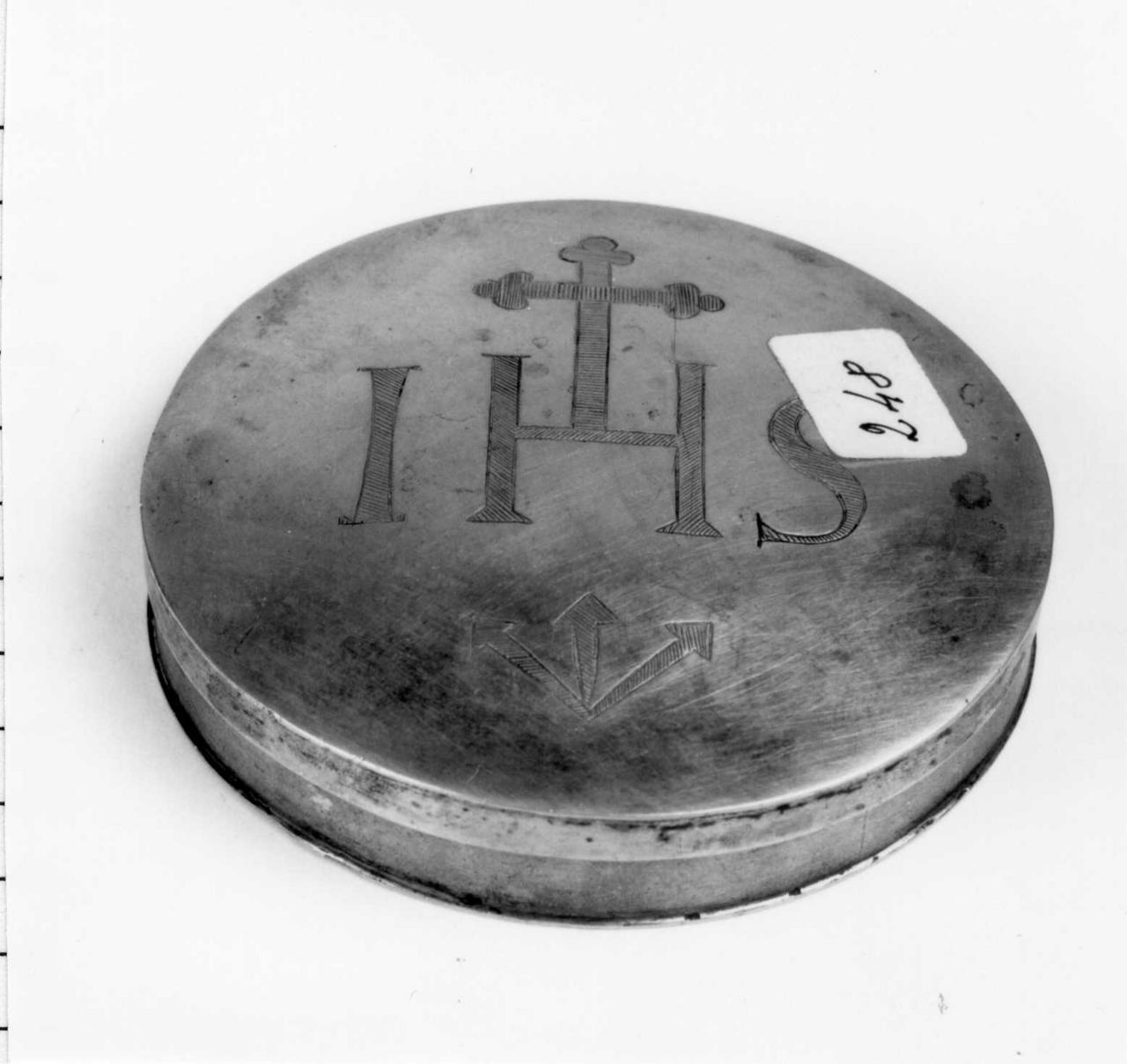 teca eucaristica - bottega emiliana (fine/inizio secc. XIX/ XX)