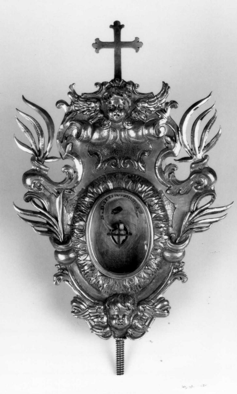 reliquiario - a ostensorio - bottega emiliana (sec. XVIII)