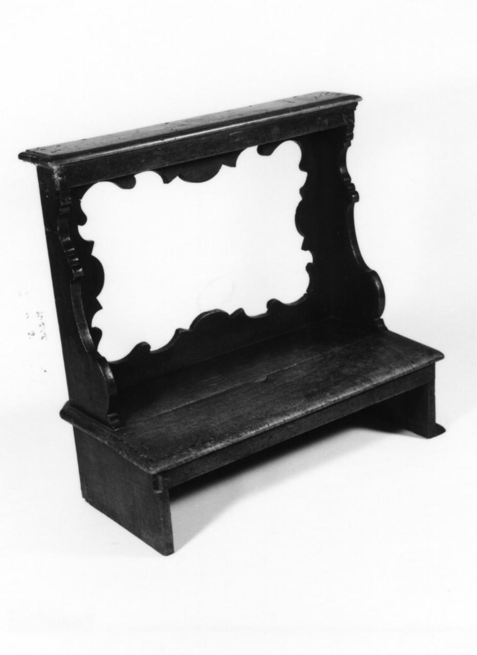 inginocchiatoio, serie - bottega reggiana (sec. XVIII)