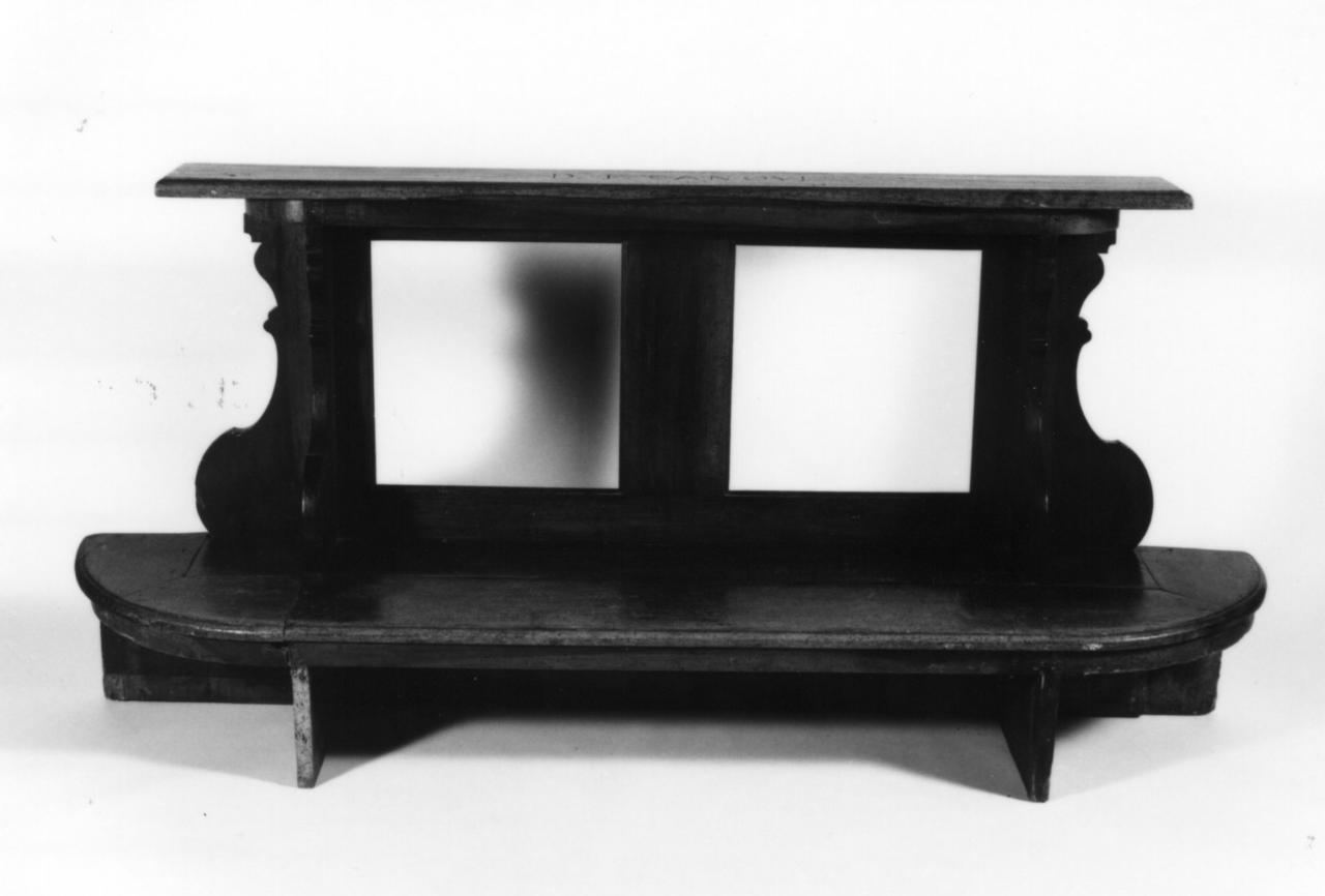 banco da chiesa - bottega reggiana (sec. XIX)