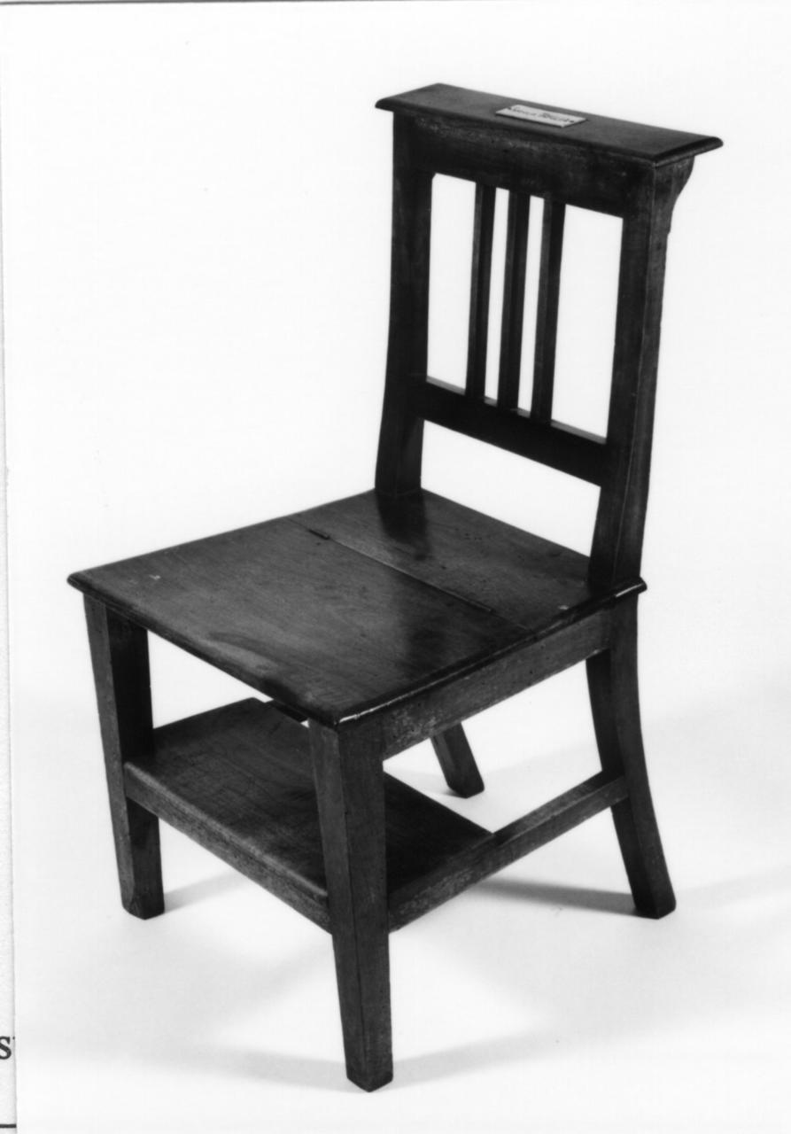 sedia con inginocchiatoio - bottega reggiana (prima metà sec. XX)