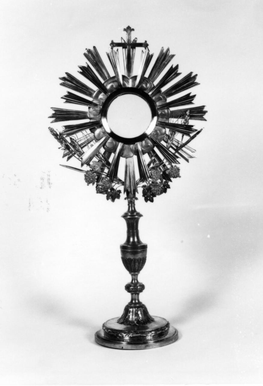 ostensorio - a raggiera di Vighi Giovan Battista (sec. XIX)