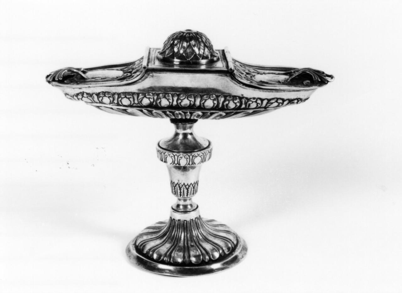 navicella portaincenso - bottega reggiana (fine/inizio secc. XVIII/ XIX)