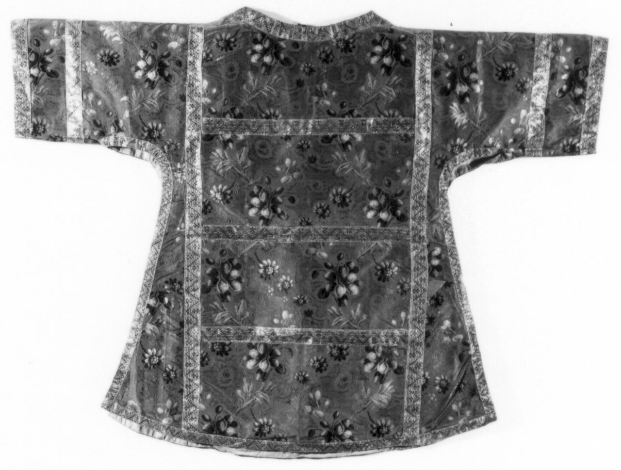 paramento liturgico, insieme - manifattura italiana (?), manifattura francese (?) (metà sec. XVIII)