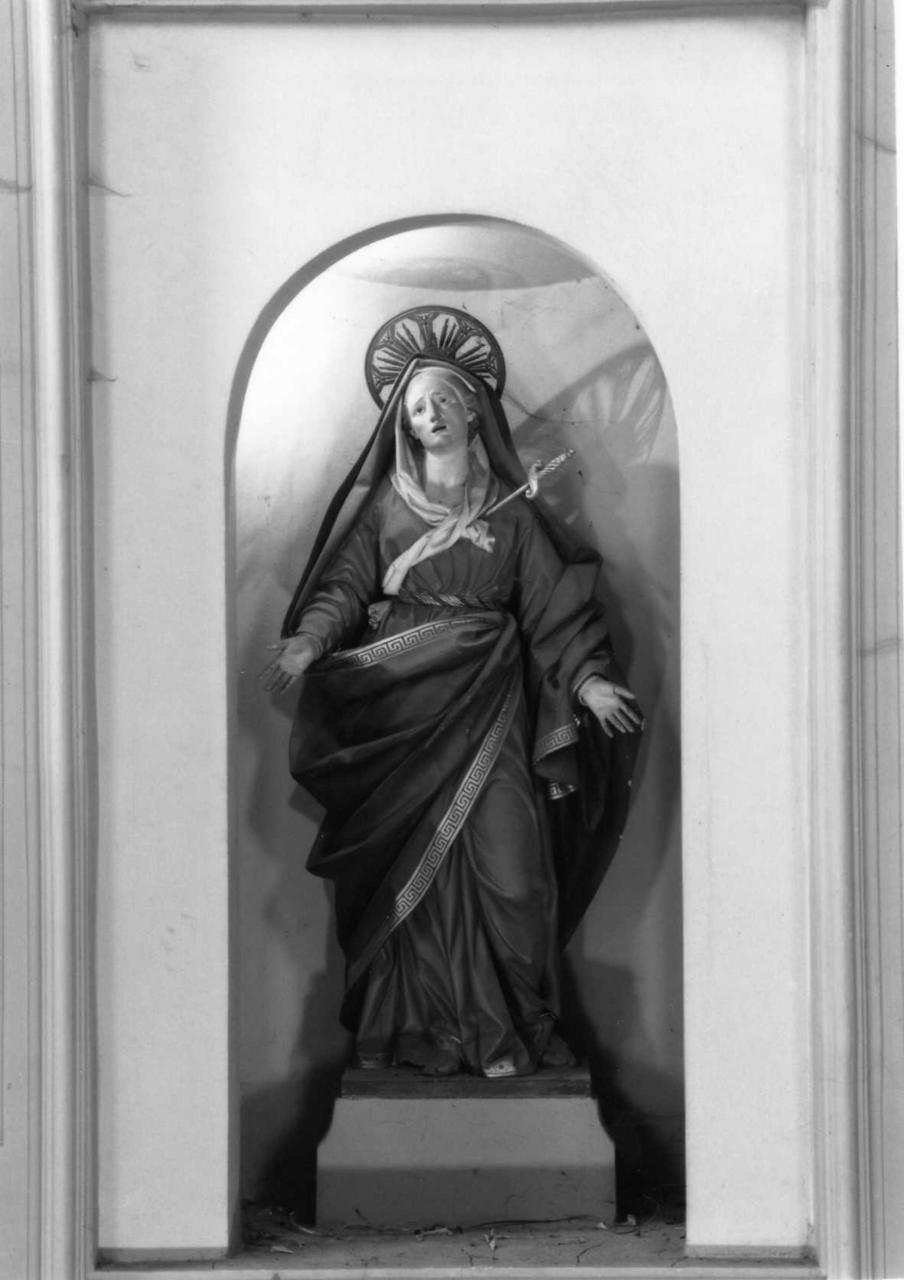 Madonna Addolorata (statua) di Collina Giovanni detto Ballanti Graziani (fine sec. XIX)