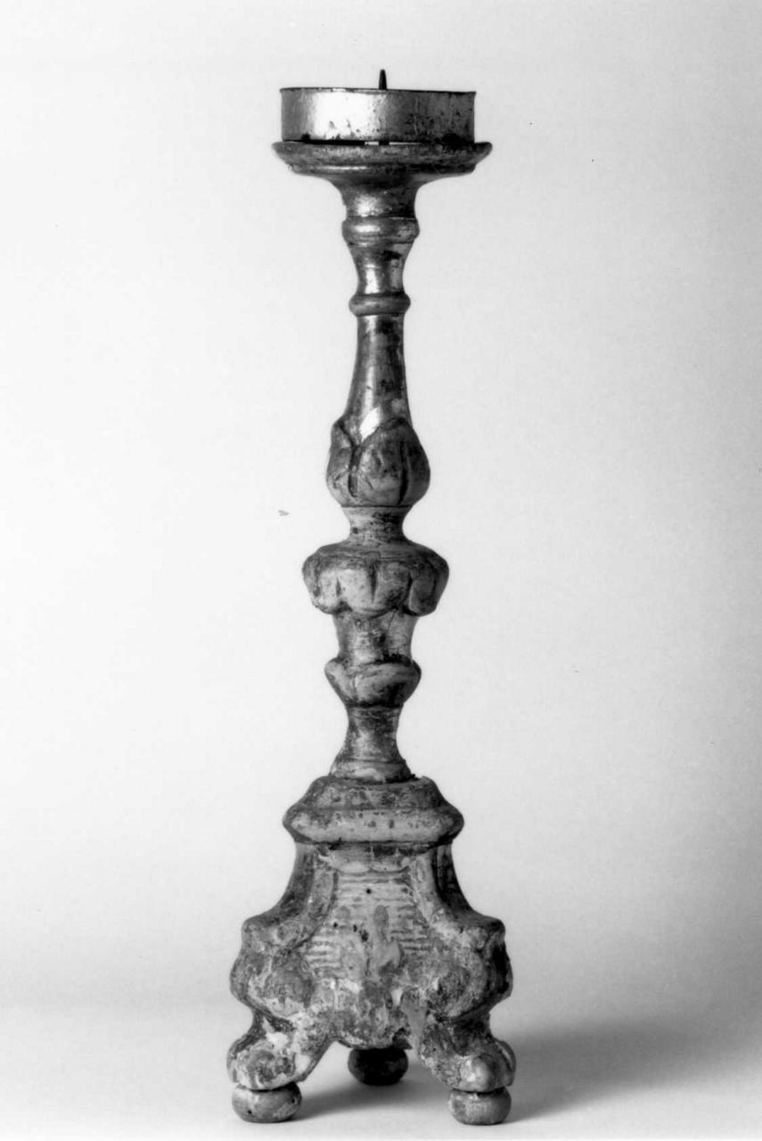 candeliere, serie - bottega emiliana (seconda metà sec. XVIII)