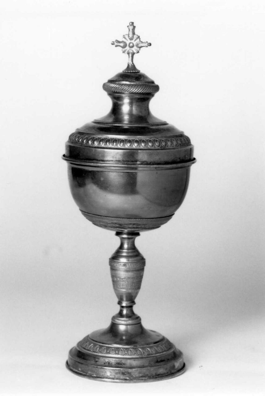 pisside - bottega emiliana (prima metà sec. XIX)