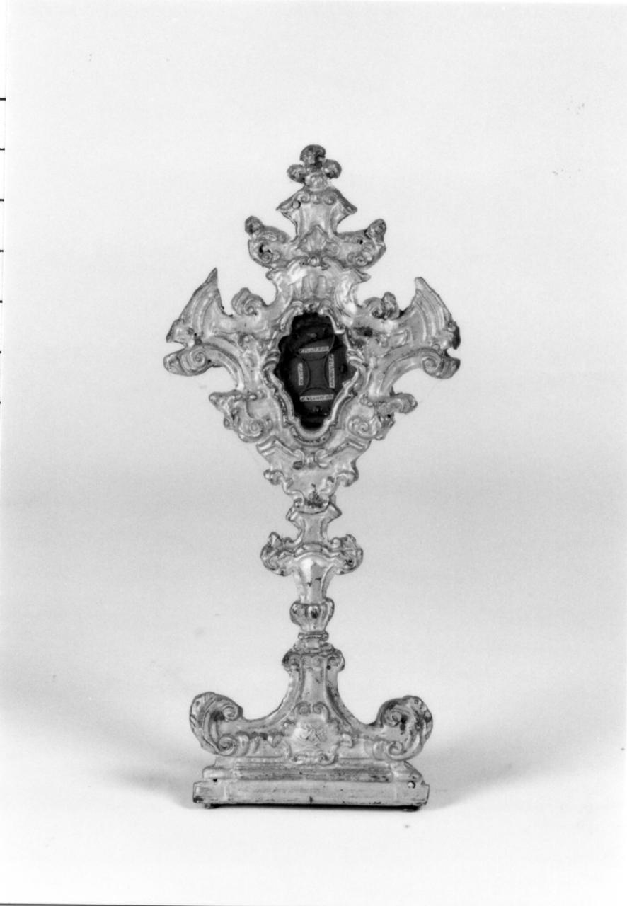 reliquiario - a ostensorio - bottega emiliana (sec. XVIII)
