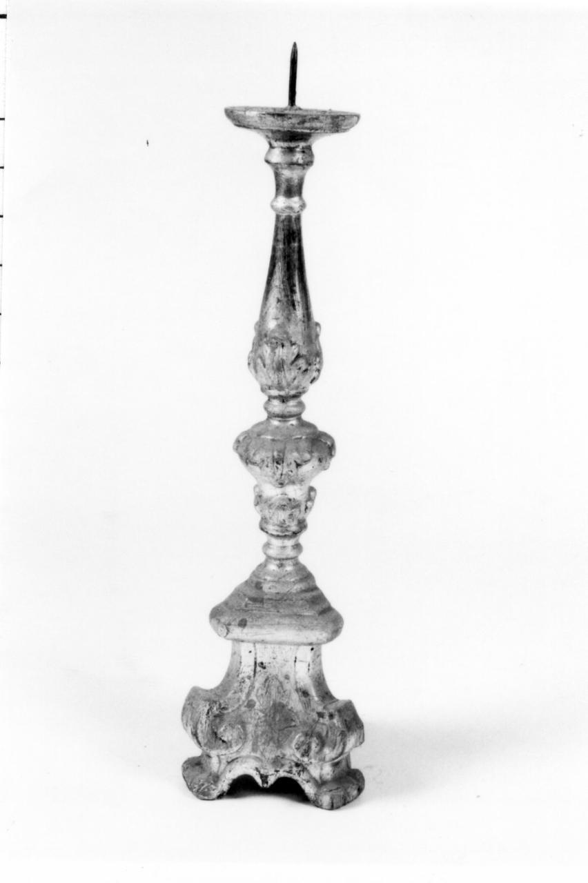 candeliere d'altare, serie - bottega reggiana (sec. XIX)