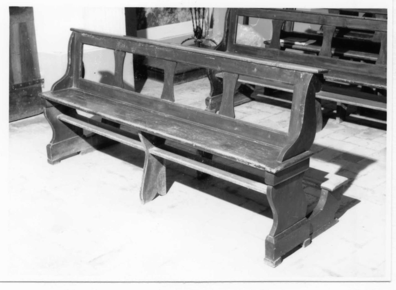 banco da chiesa, serie - bottega modenese (inizio sec. XX)