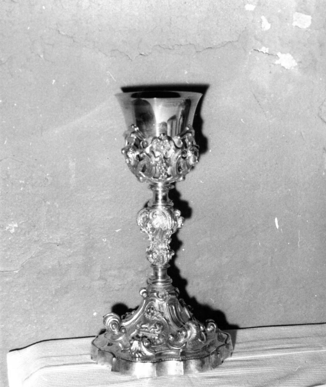 calice - bottega emiliana (metà sec. XIX)