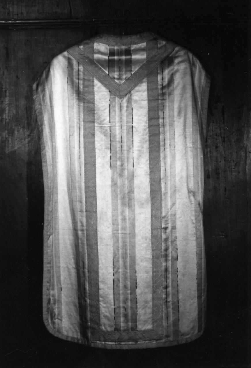 paramento liturgico - manifattura italiana (seconda metà sec. XVIII)